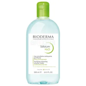 Bioderma Sebium H2O Purifying Micellar Water for Combination & Oily Skin 500ml